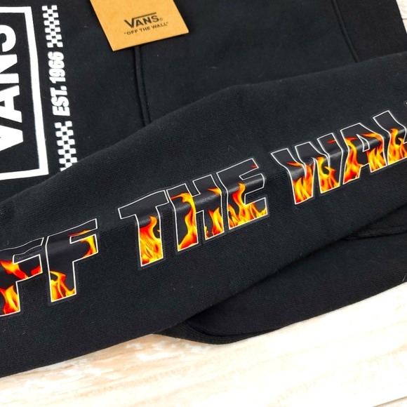 Vans Digi Flames Hoodie Little Kids - Picture 4 of 7